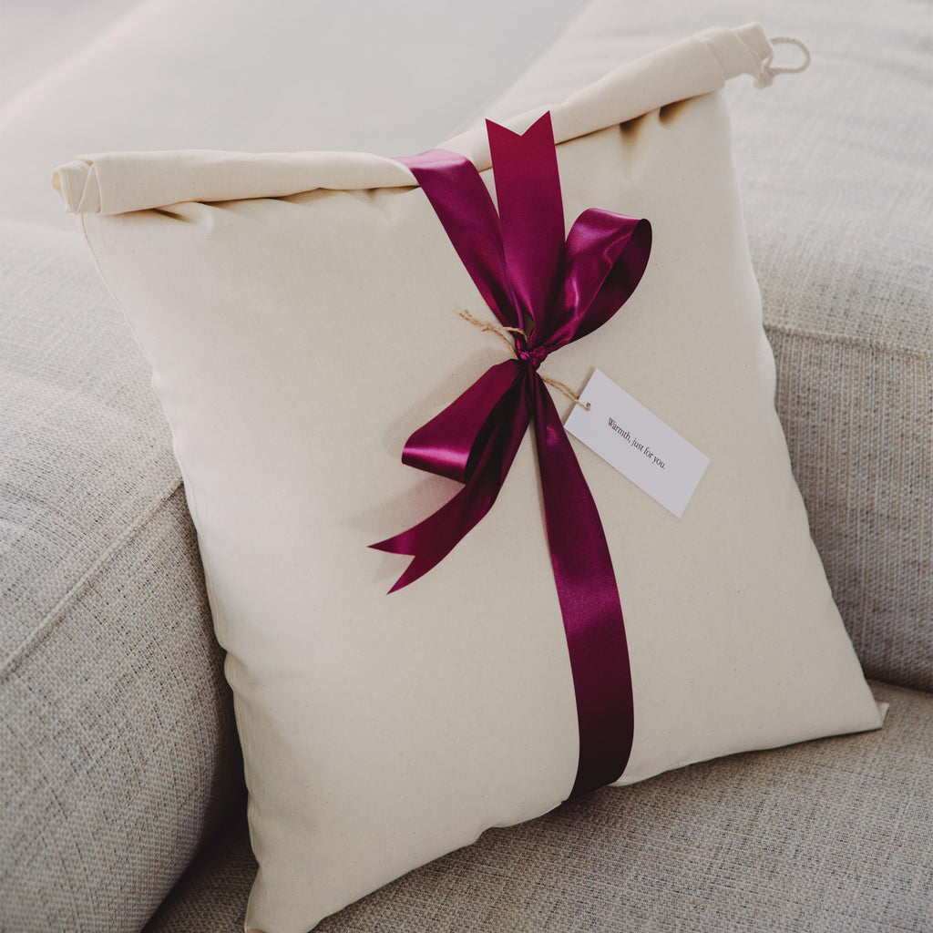 Cadeauverpakking +10€ (katoenen zak met strik + kaartje)